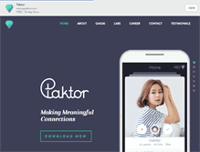 Tablet Screenshot of gopaktor.com